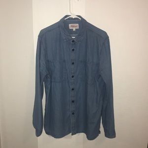 Men’s billabong denim shirt size large
